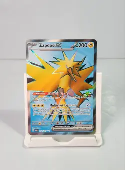 Zapdos ex 192/165 Full Art Ultra Rare SV: Scarlet & Violet 151 Pokemon - Image 1