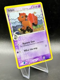 Vulpix Delta Species 70/101 Stamped Pokemon EX Dragon Frontiers Reverse Holo LP - Image 1