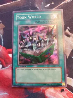 Yu-Gi-Oh! TCG Toon World Mrl-076 1st Edition VLP - Image 1