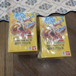 One Piece TCG Sealed DOUBLE PACK VOL 10 - English - Brand New! - Image 1