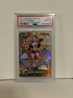 One Piece TCG Jewelry Bonney OP08-105 Special Alt Art Two Legends English - Image 1