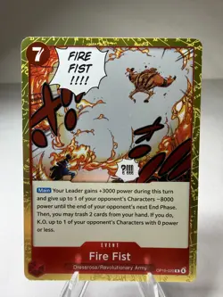 Fire Fist OP15-020 Foil One Piece Adventure on Kami's Island - Image 1