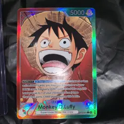 Monkey.D.Luffy (Alternate Art) OP13-001 Carrying On His Will Foil - Image 1