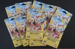 One Piece Adventure On Kami’s Island OP15-EB04 Sleeved Booster Pack 10 Pack Lot - Image 1