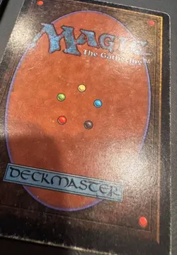 MTG Unlimited Mox Jet - Moderately Played - Image 4