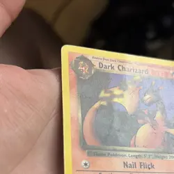 Pokemon Dark Charizard Rare Team Rocket Card 21/82 HP80 2000 English - Image 2