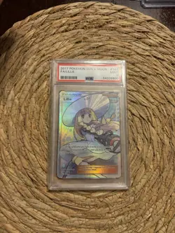 Pokemon 2017 Sun & Moon Full Art FA Lillie Card #147/149 PSA 9 MINT - Image 1