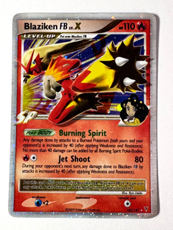 Blaziken FB Lv.X 142/147 Supreme Victors Holo LP-MP Pokemon Card - Image 1