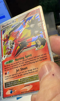 Blaziken FB Lv.X 142/147 Supreme Victors Holo LP-MP Pokemon Card - Image 4