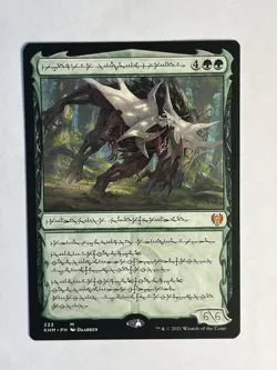MTG - Kaldheim - Vorinclex, Monstrous Raider - Phyrexian Text - 333 - NM - Image 1