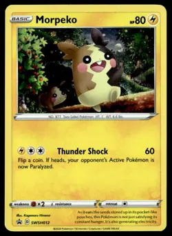 Morpeko SWSH012 Miscellaneous Cards & Products Promo English Pokemon Card - Image 1