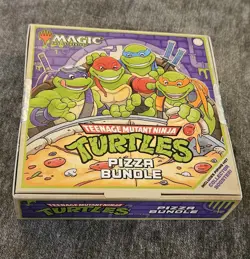 Pizza Bundle (200 Card Lot) Teenage Mutant Ninja Turtles MTG Counter/Box/Tokens - Image 1