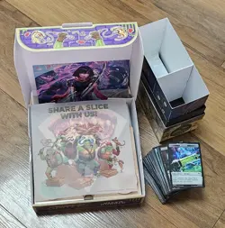 Pizza Bundle (200 Card Lot) Teenage Mutant Ninja Turtles MTG Counter/Box/Tokens - Image 2