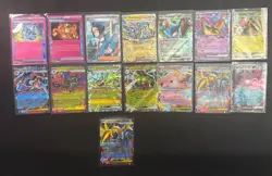 Pokemon 30 Cards EX & Full Arts Cards English And Japanese Mix L13 - Image 1