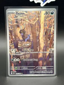 Deino Holo Illustration Rare 2025 Pokemon TCG S&V White Flare Card 146/086 NM - Image 2
