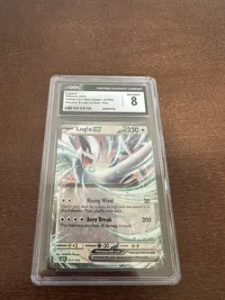 Pokemon Lugia EX Trading Card 017/034 Classic Holo, Graded CGC 8 - Image 1