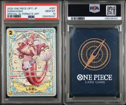 PSA 10 ONE PIECE Card game Shirahoshi EB01-057 SP Paralle Japanese - Image 3