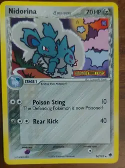 Nidorina Delta Species 34/101 (Dragon Frontiers) Holo Vintage Pokemon Card LP - Image 1