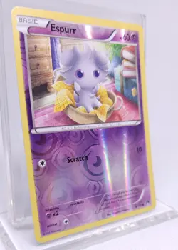 Pokemon Card Espurr Common XY - BREAKpoint 58/122 - Image 2