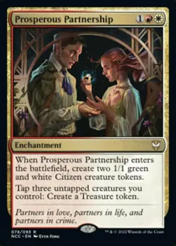 [1x] Prosperous Partnership Near Mint, English New Capenna Commander MTG Magic - Image 1