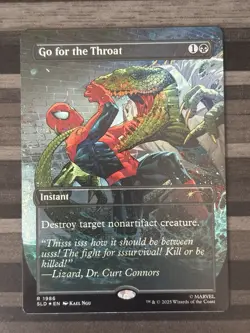 MTG | Go for the Throat | Secret Lair - Villainous Plots | Rare | FOIL | NM - Image 1