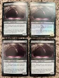 MTG- Gurmag Angler x4 -All FOIL - Image 1