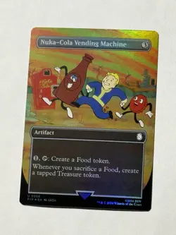 Nuka-Cola Vending Machine EXTENDED ART FOIL PIP 358 (MTG Fallout 2024) - Image 1