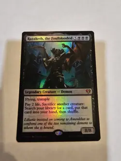 Razaketh, the Foulblooded Commander Masters Foil - Image 1
