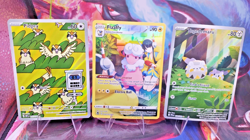 Pokemon 3 Card Lot Illustration Rare Pidgey 207 w/ Flaaffy TG03 + Togedemaru 104 - Image 2