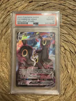 Umbreon VMAX #TG23 PSA 10 Gem Mint – 2022 Pokemon Brilliant Stars Trainer Galler - Image 1
