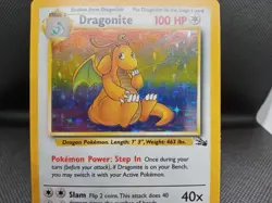 Pokemon TCG Fossil Holo Dragonite 4/62 Unlimited LP/NM Original Owner - Image 4