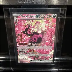Pokemon Fezandipiti ex Full Art Holo EX Card 288/217 ASC English Basic - Image 1