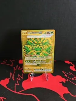Pokemon Teal Mask Ogerpon EX Sv06 221/167 Full Art Hyper Rare Holo 210 HP Gold - Image 1