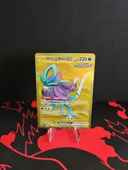Walking Wake ex 215/162 Hyper Rare Gold Foil Full Art Pokemon 24 Temporal Forces - Image 1