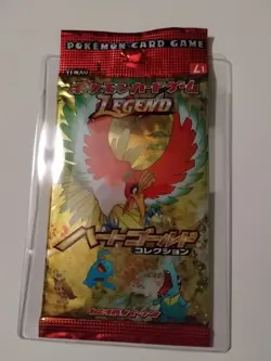 Japanese Pokemon Heart Gold L1 Legend 1st Edition Booster Pack - Image 3