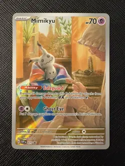 Pokemon TCG - Mimikyu SVP 075 Scarlet & Violet Black Star Promo Paldean Fates NM - Image 1