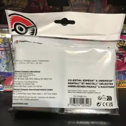 Celestial Espeon & Umbreon Card Sleeves - Pokemon Center (130 Sleeves, Sealed) - Image 2