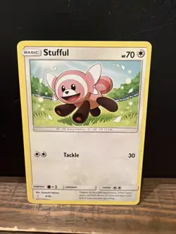 Pokemon TCG Stufful 4/30 Regular SM Trainer Kit: Lycanroc & Alolan Raichu NM - Image 1