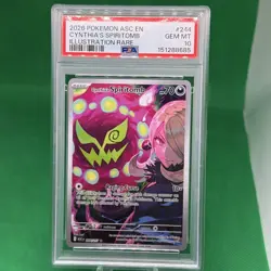2026 POKEMON ASC EN-ASCENDED HEROES ILLUSTRATION RARE CYNTHIA'S SPIRITOMB PSA 10 - Image 1