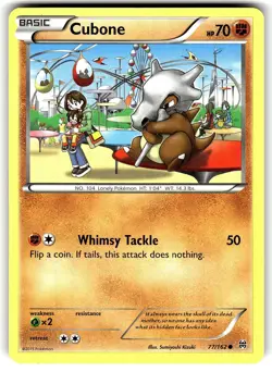 Cubone 77/162 Common BREAKthrough Pokemon Near Mint - Image 1
