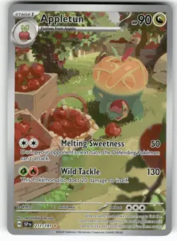 Appletun 211/191 Illustration Rare Surging Sparks Pokemon Holo Near Mint - Image 1
