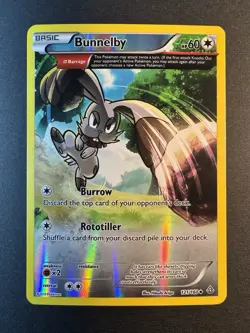 Bunnelby - 121/160 - XY Primal Clash Reverse Holo Pokemon TCG - NM - Image 3