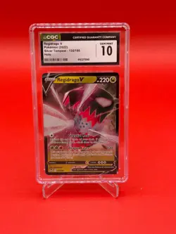 Regidrago V 135/195 Silver Tempest Holo CGC Gem mint 10 Pokemon TCG Graded - Image 1