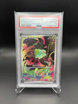 Pokemon 2025 Bulbasaur 133/132 Full Art IR Mega Evolution GEM MINT PSA 10 - Image 1