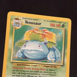 1999 Pokemon Venusaur 15/102 Holo Base Set Unlimited LP - Image 3