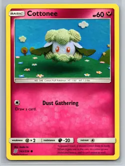 Cottonee 143/236 Unified Minds Basic Fairy-Type Dust Gathering Common Pokemon - Image 1
