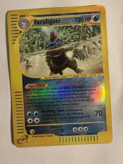 Pokemon TCG Feraligatr Expedition 12/165 Reverse Holo Rare MP - Image 1