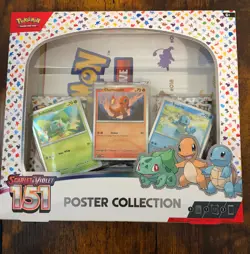 Pokemon TCG Scarlet & Violet - 151 Poster Collection Box - 3 Packs - Image 1