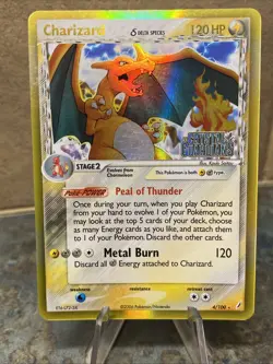 Pokemon Charizard (Delta Species) Reverse Stamped Crystal Guardians 4/100 LP - Image 1