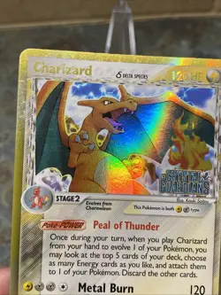 Pokemon Charizard (Delta Species) Reverse Stamped Crystal Guardians 4/100 LP - Image 4